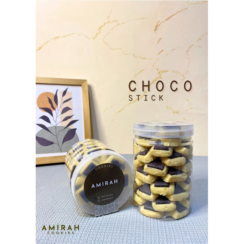 

Choco Stick Cookies - Amirah Cookies (Versi Toples Tabung 750 ml)