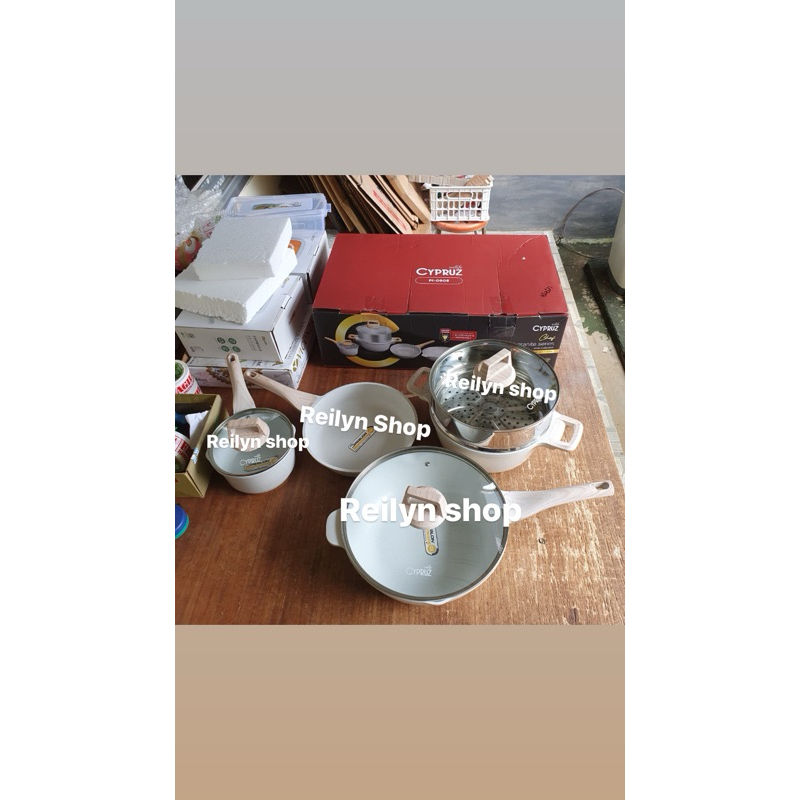 Cypruz white diecast 1 set panci