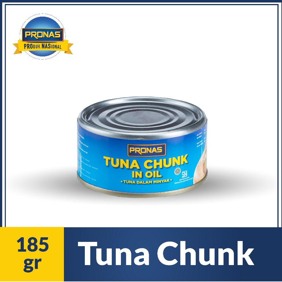 

Pro Hemat Pronas Tuna Chunk in Oil 185g