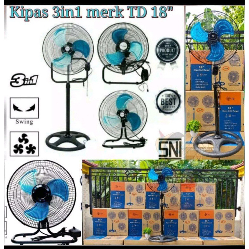 Kipas Besi TD 3in1