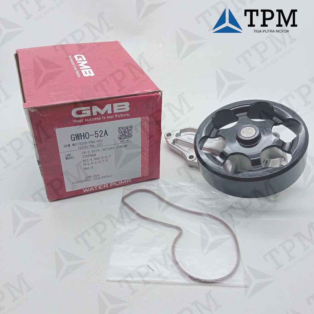 WATER PUMP HONDA CRV GEN 2 '02-07 / ODYSSEY RB '03-08 / ACCORD CP2 '08-12 GWHO-52A GMB JAPAN
