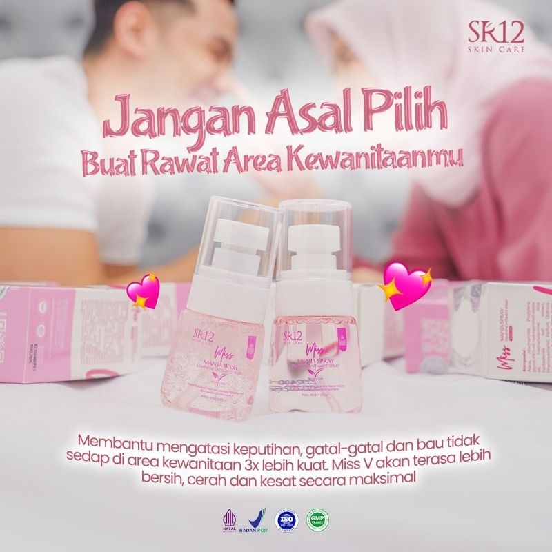 Miss manja Wash-Spray SR12 Sabun spray kewanitaan Miss V
