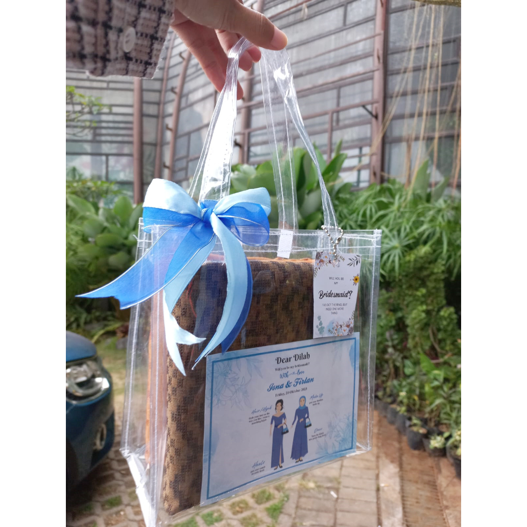 Attire Guide Custom / Attire Guide Jawa / Aesthetic Bridesmaid Card and Attire Guide / Attire Guide 