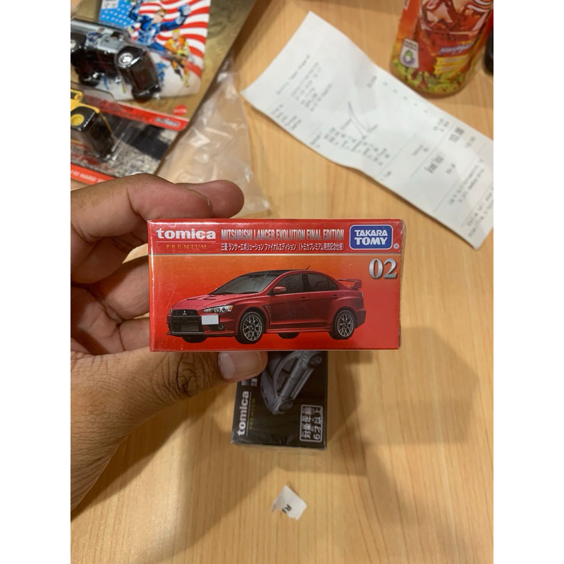Tomica Premium Mitsubishi Evolution Merah