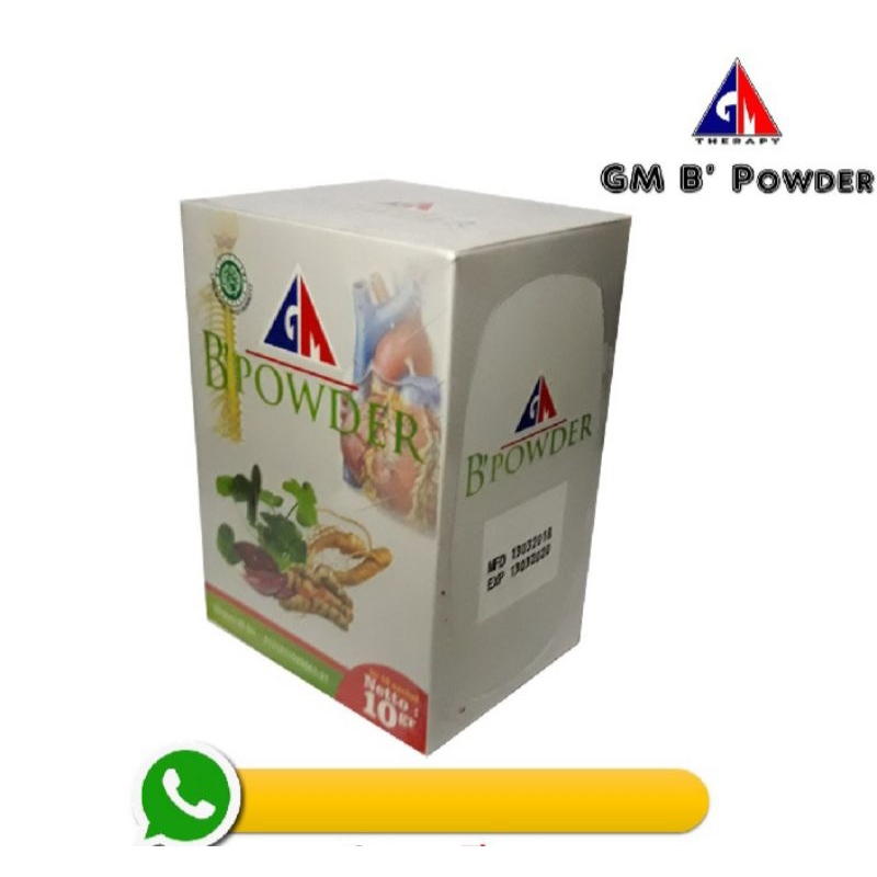 OBAT HERBAL B'FOWDER GM SANGAT AMPUH UNTUK SETRUK DIABETES HERBAL GM
