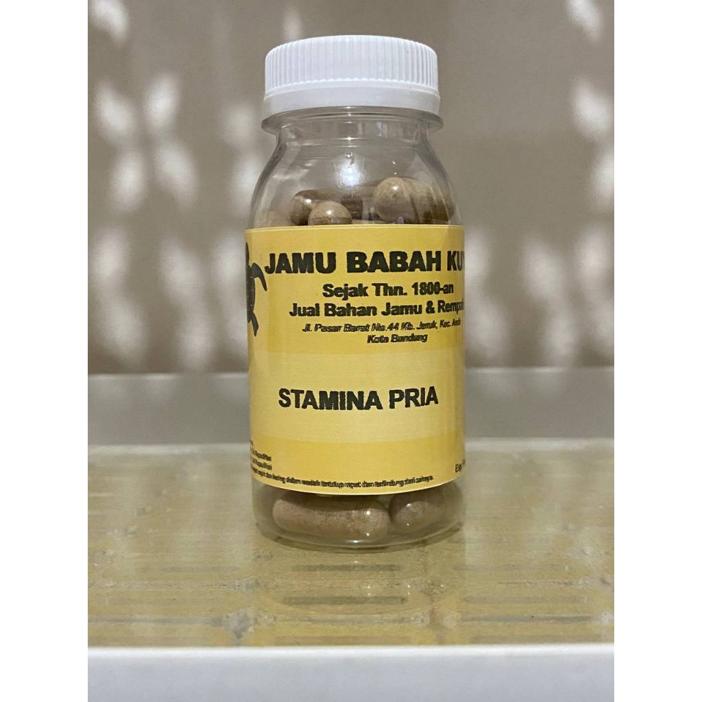 Jamu Babah Kuya - Stamina Pria (50 Kapsul) Herbal