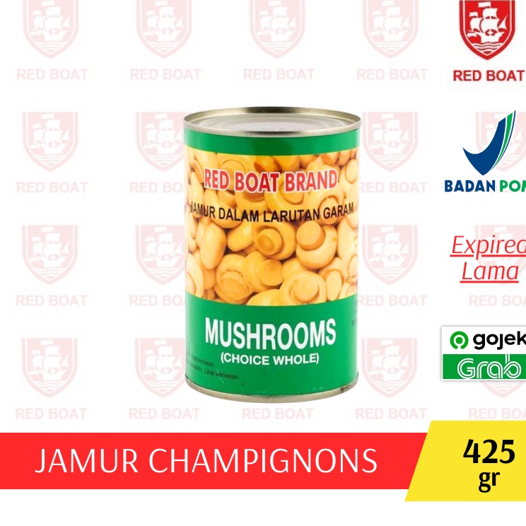 

Murah nampol Jamur Kancing Kaleng Red Boat Brand 425gr Moku Mushrooms Champignons