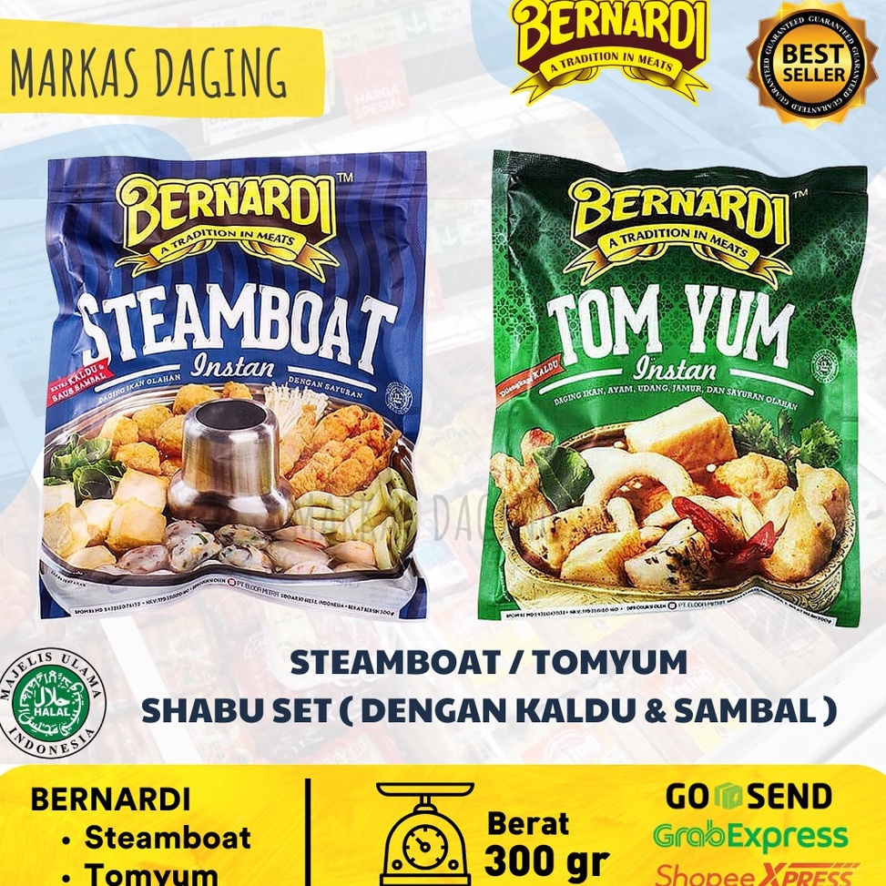 

Sale Oke Bernardi Steamboat Tomyum Shabu Set Dengan Kaldu Sambal 3 Gr