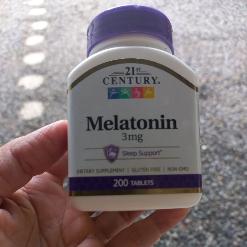 melatonin 21st century 3 mg susah tidur nyenyak jetlag ori usa ecer 10 tablet