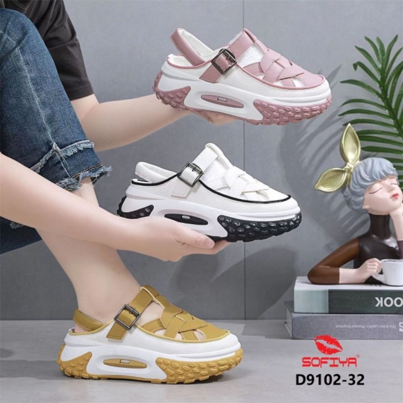 Sandal Wedges Wanita Casual/Sepatu Sandal Wedges Sofiya D9102-32