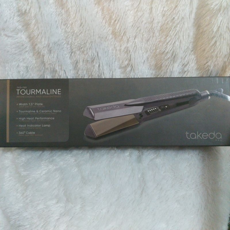 TAKEDA TKD-750 Catok Tourmaline Hair Straightener 40mm