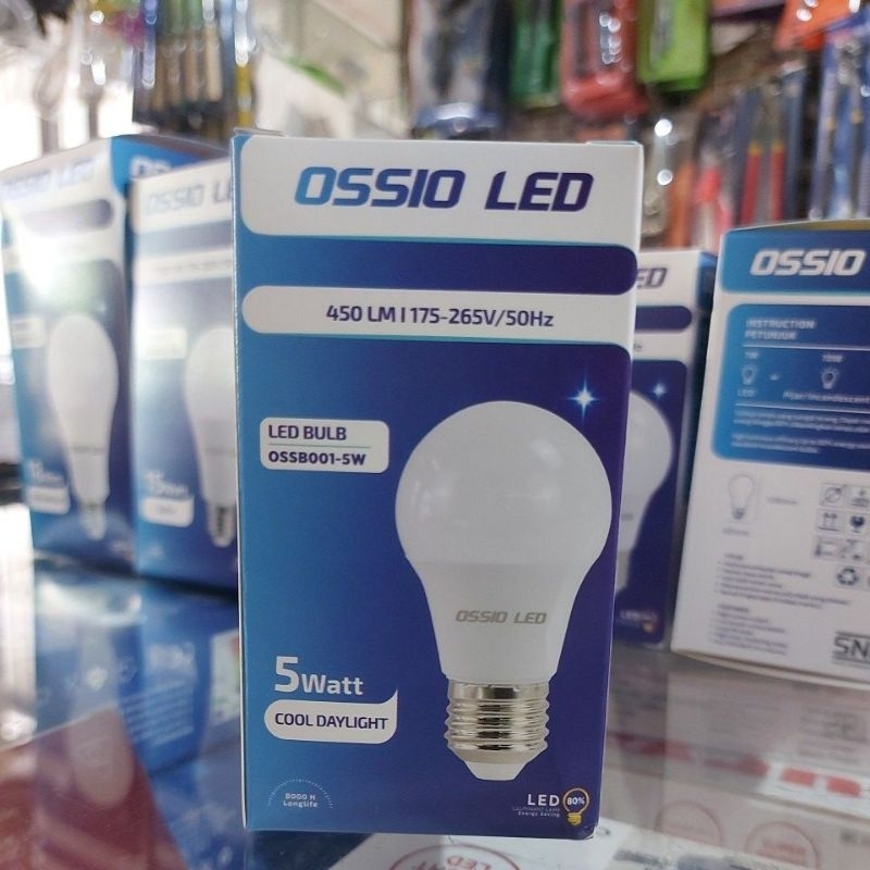 lampu bohlam Ossio led bulb 5w