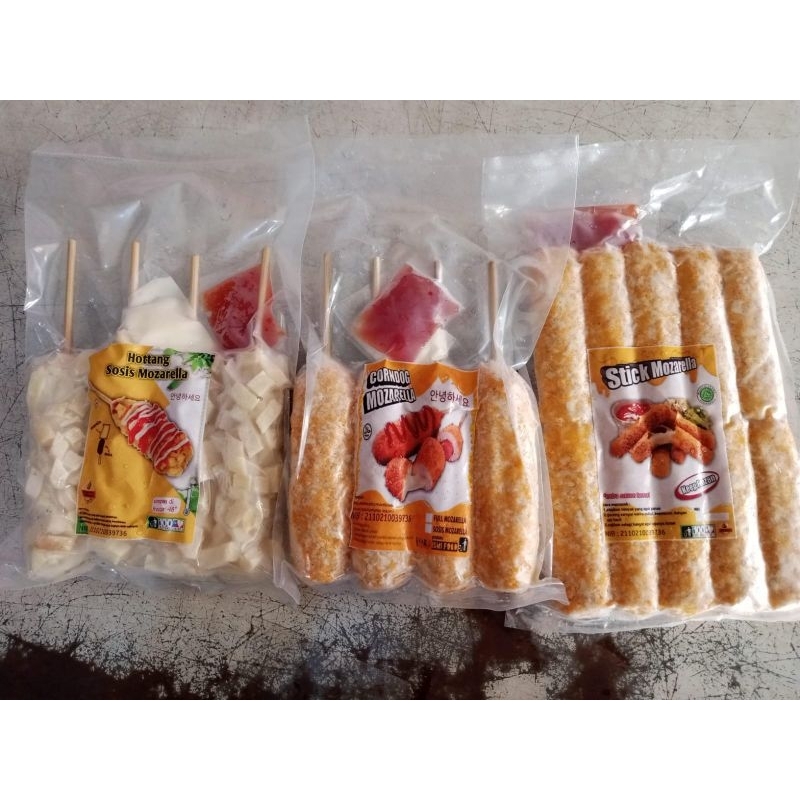 

Frozen hottang, corndog & stick mozarella