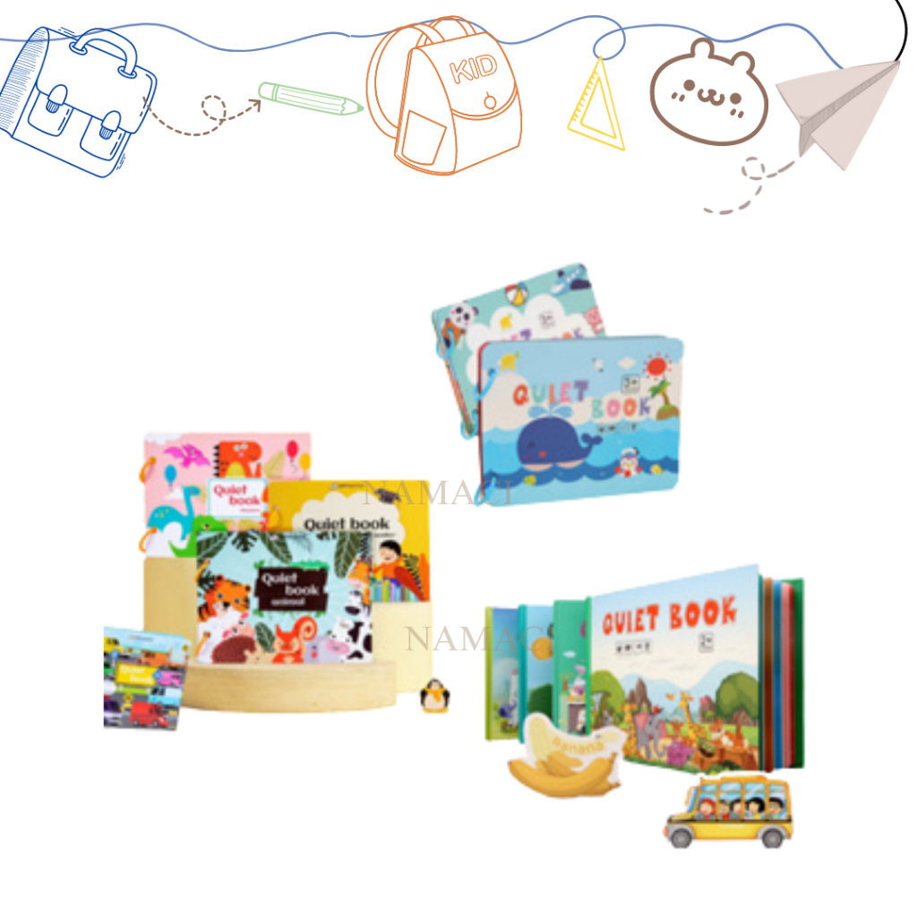 QUIET BOOK QUIET BUSY BOOK ACTIVITY REUSED BOOK buku aktivitas anak 2 tahun buku anak 2 tahun NAMACI