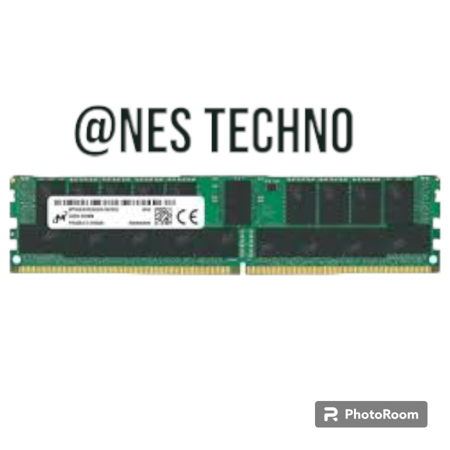 Memory Micron 64GB DDR4 PC4-23400 2933MHz ECC / MTA36ASF8G72PZ GARANSI