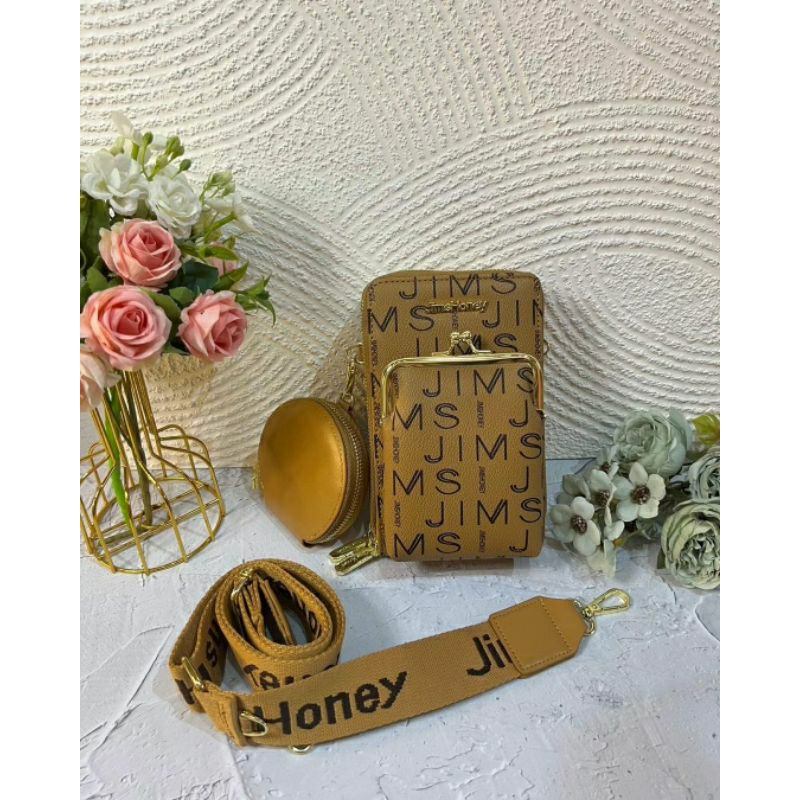 JIMS HONEY - TAS HP MADELINE MINI BAG (FREE DOMPET)