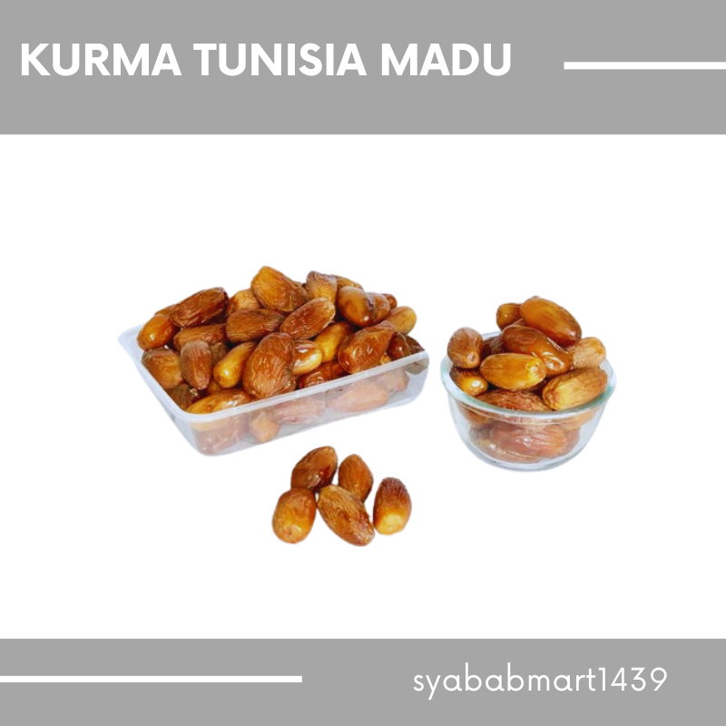 

[ COD ] KURMA TUNIS MADU PALM FRUUT 1 Kg Kemasan Toples | Kurma Palm Fruit | Kurma Palm Frutt