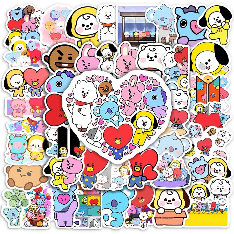

50pcs Sticker BTS | Stiker BTS waterproof