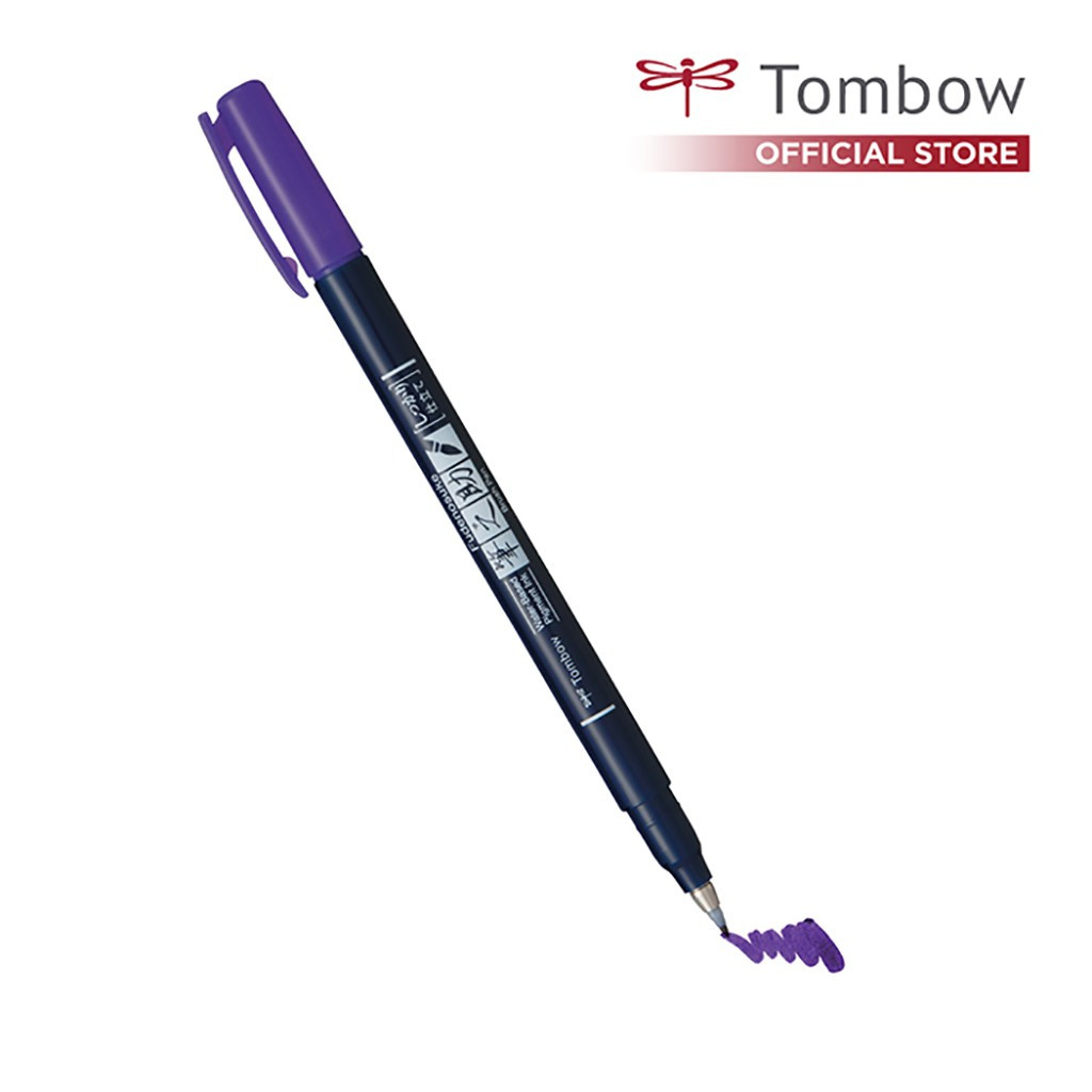 

Tombow Fudenosuke Hard Tip Purple