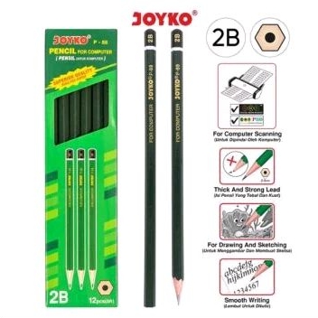 

Pensil joyko 2B isi 12 pcs