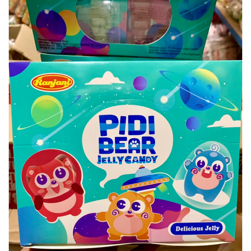 

PIDI BEAR JELLY CANDY BOX ISI 24