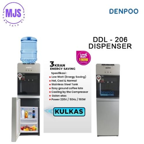 Dispenser Denpoo Galon Atas DDL-206