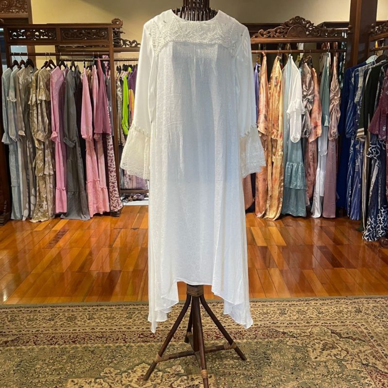 Long Tunik Viscos Renda Payet by Dian Pelangi LIMITED EDITION Baju Blouse Atasan Kemeja Blus Formal 