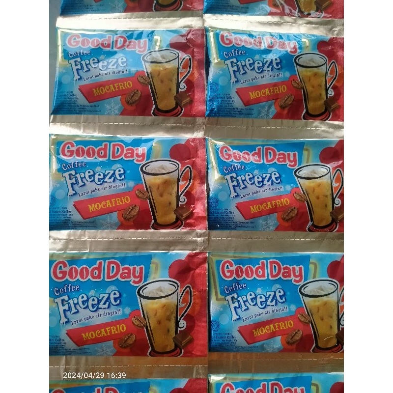 

1 RENTENG ISI 10 PCS KOPI GOODDAY FREEZE