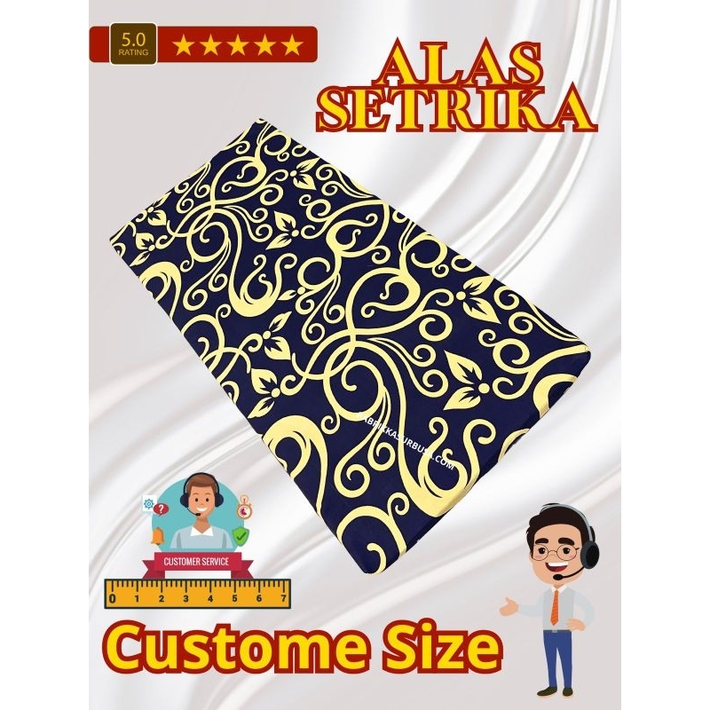 SIRO Alas Setrika Busa Rebonded D 70 TEBAL 5cm