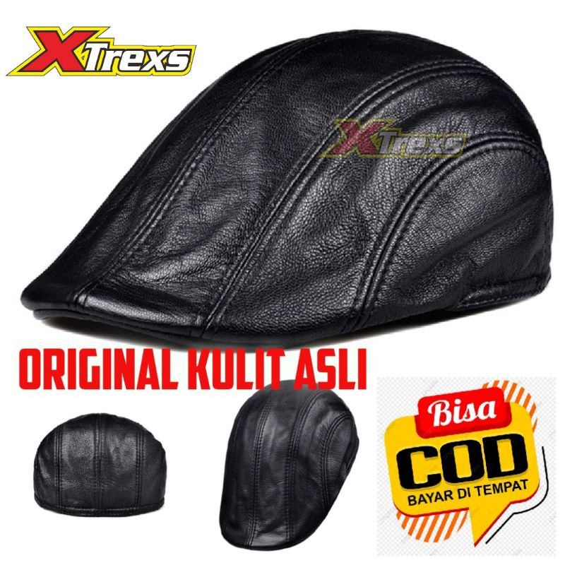 Topi PRIA Kulit Asli Garut Desain Original