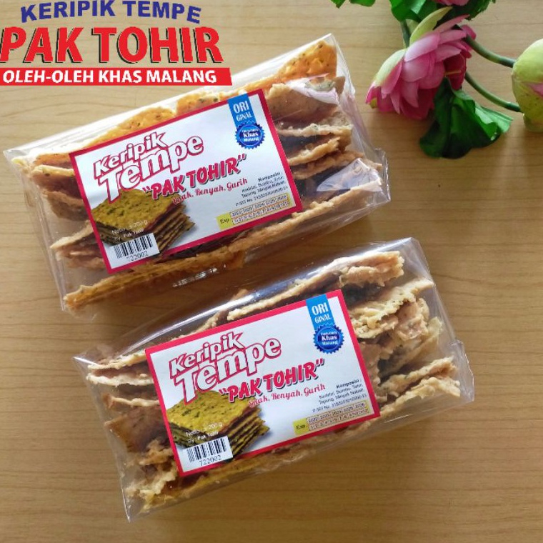 

Makanan Ringan Keripik Tempe Original Pak tohir 2gr