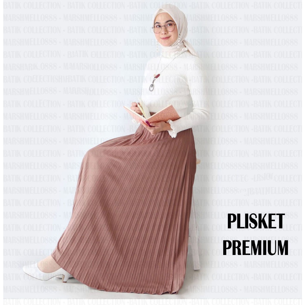 Rok Plisket Prada Rok Plisket premium Rok Plisket Bawahan Wanita