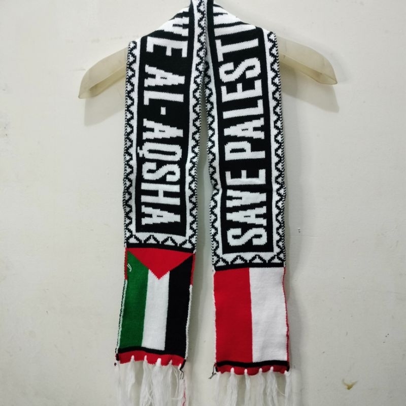 syal rajut palestina syal rajut komputer