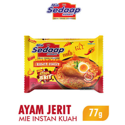 

Sedaap Mie Instant Kuah Ayam Jerit 77 Gram