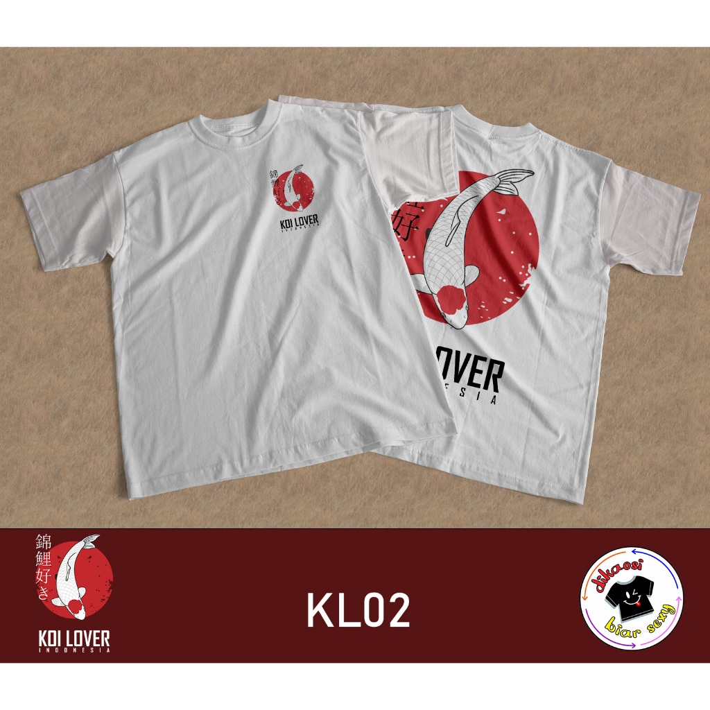 Kaos Koi, Koas Hobi Koi, Kaos Koi Lover Indonesia, KL02