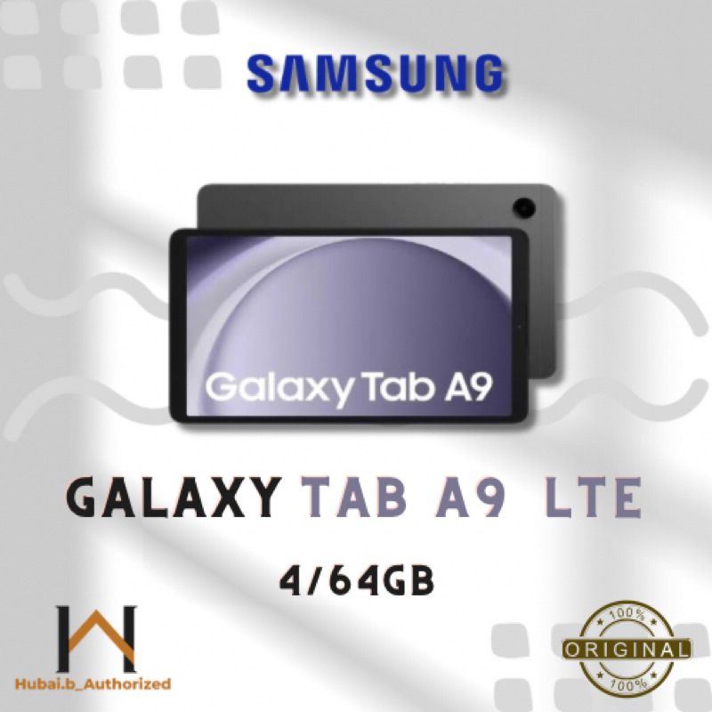 SAMSUNG GALAXY TAB A9 LTE (4G) 4/64GB GARANSI RESMI SEIN TABLET RAM 4/64 GB