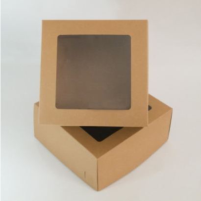 

Dus Kue Kraft Laminasi Kotak Cake Box Display uk. 20x20x10 22x22x10