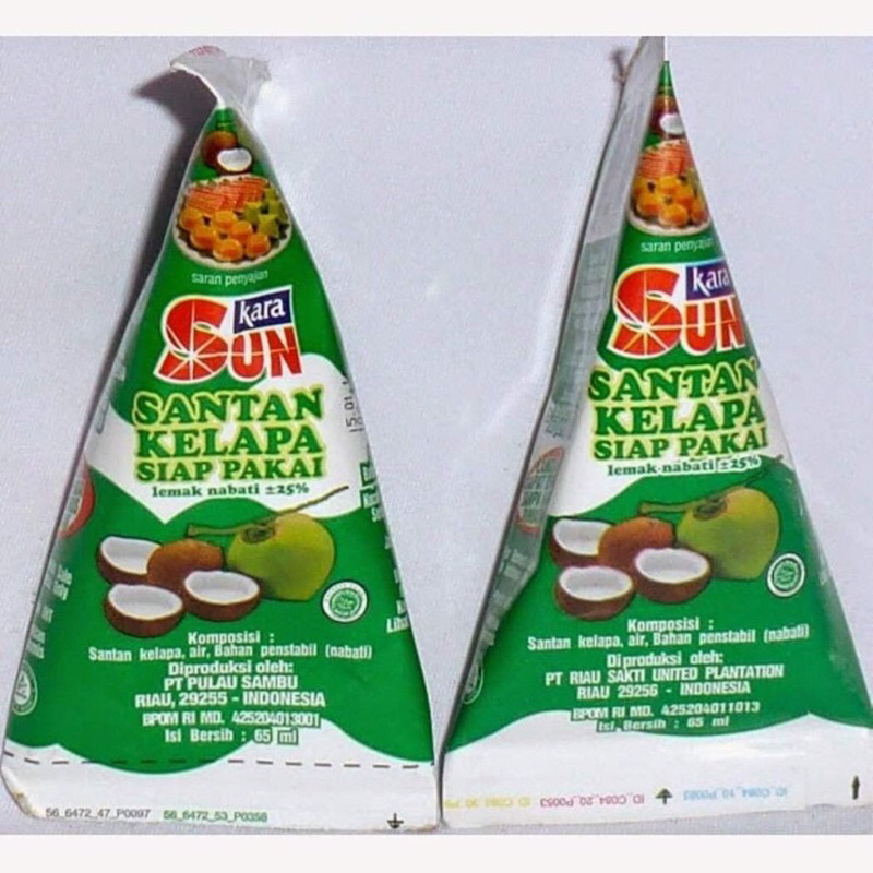 

sun kara santan kelapa siap pakai