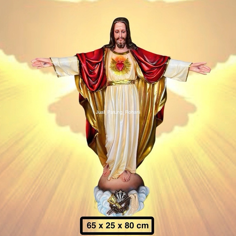 Patung Yesus Memberkati 80 cm