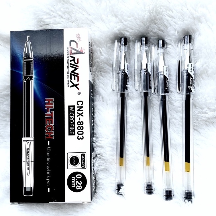 

ART S22J Isi 12 pc BOLPEN GEL CARINEX HITECH 28 MM