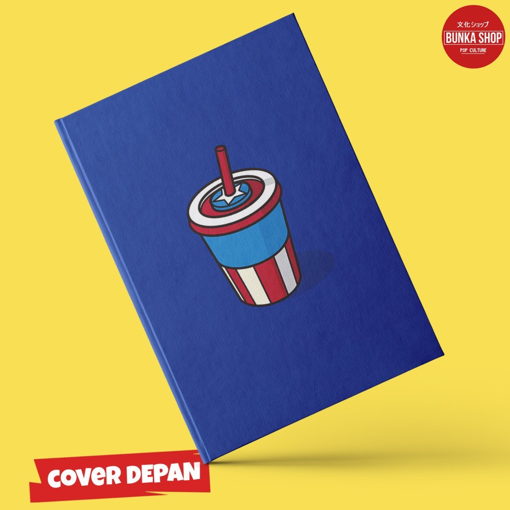 

Pocket Note Marvel Avengers Cute Hype Captain America Hardcover A6 Buku Tulis Catatan Notes Agenda Planner Jurnal