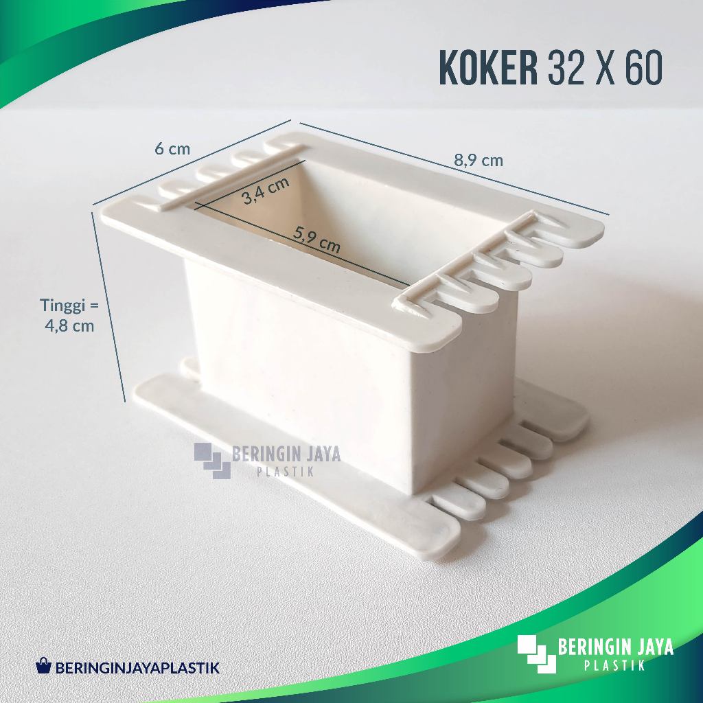 Koker Trafo Kotak 32x60 / Bobin Bobbin Dudukan Besi Plat Keren Kern Travo Tahan Panas Bahan Plastik 