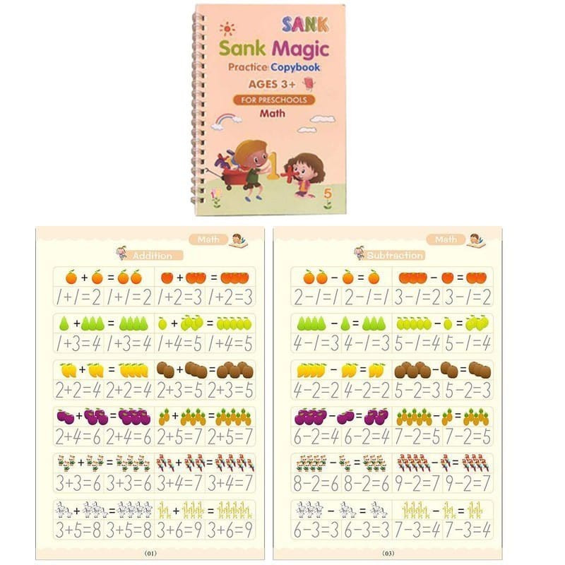 

RB Sank Magic Book - 3D Buku Belajar Menulis PAUD Angka Dan Huruf