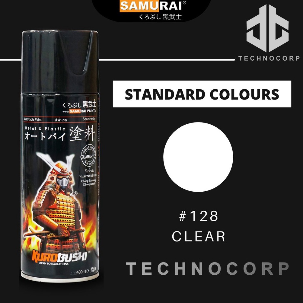 

KODE W9L5 Cat Semprot SAMURAI PAINT 128 CLEAR CLEAR GLOSS KILAT