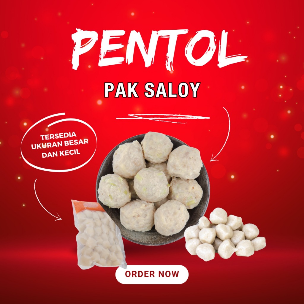 

Pak Saloy | PENTOL BAKSO PREMIUM PAK SALOY 500 GR (ORIGINAL)