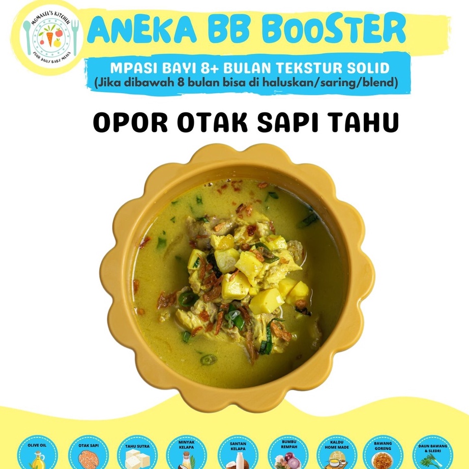 

Terlaris OPOR OTAK SAPI TAHU SANTAN CATERING MAKANAN BAYI MPASI FROZEN BEKU