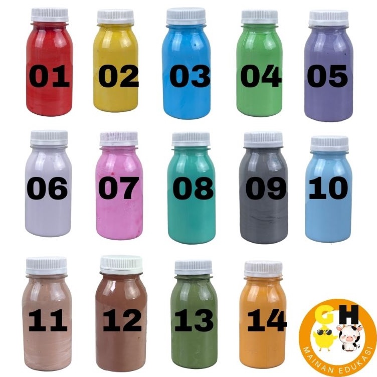 

Kejutan Minggu Ini Cat Lukis Anak Akrilik Non Toxic Mudah di Cuci Kanvas Melukis Patung Kertas 25 Warna by GHEduPlay