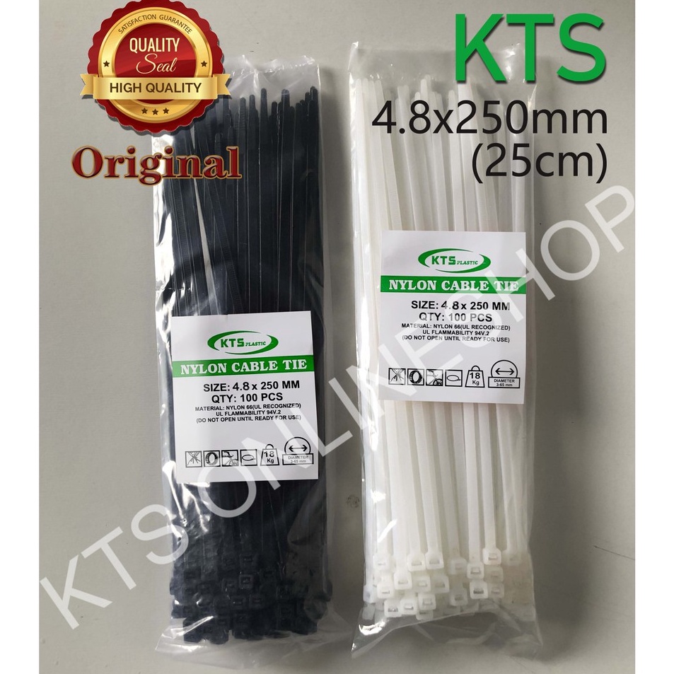 

First Come Kabel ties 48x25mm Warna PUTIHHITAM 1PACK Isi 1PCS