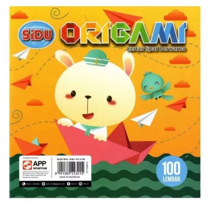 

Paket Terbaru kertas origami besar 16X16cm kertas lipat perpak isi 1lembar