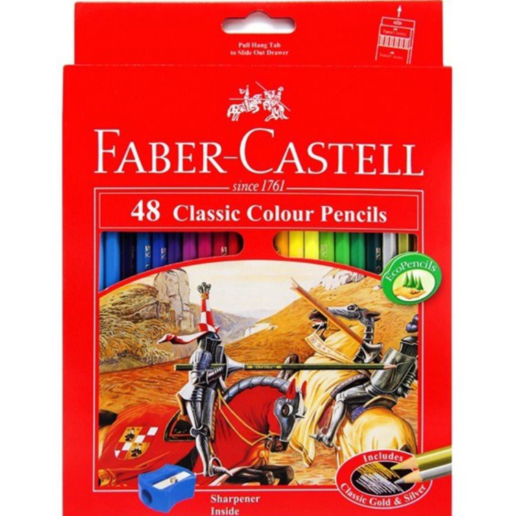 

Ready Terbatas Pensil Warna Faber Castell 48 Warna 1set